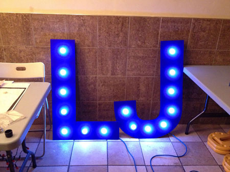 Photo of LJ letters