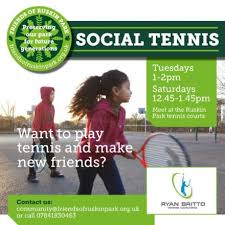 Social tennis in Ruskin Park – free taster sessions with LTA-accredited coach