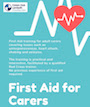 Free first aid training for carers on Friday 19th October