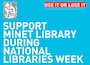 Celebrate National Libraries week at Minet Library this Friday