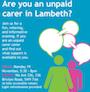 Lambeth Carers’ Event on Monday 19th November