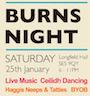 Burns Night Fundraiser Saturday 25 January at Longfield Hall