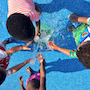 Water Play in Myatt’s Field Park – Summer is coming!