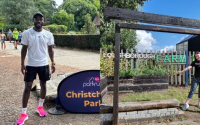 Joe & Kiera running Royal Parks Half for LJAG